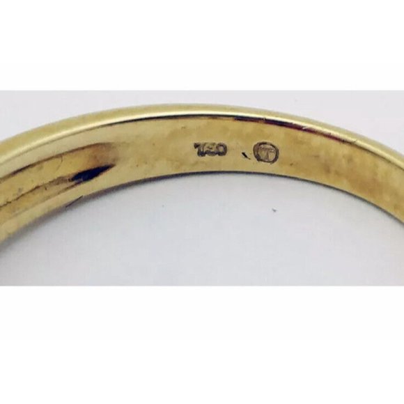 18k Yellow Gold Apx 0.4 ct Ruby & Diamond 3.4 Grams Ring Size 6.5 - Picture 5 of 7